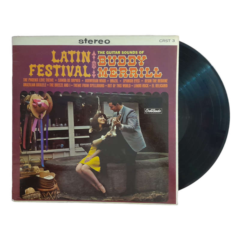 1966 Buddy Merrill - Latin Festival:The Guitar Sounds Of Buddy Merrill - Vinyl, 7`, 33 RPM - Jazz, L