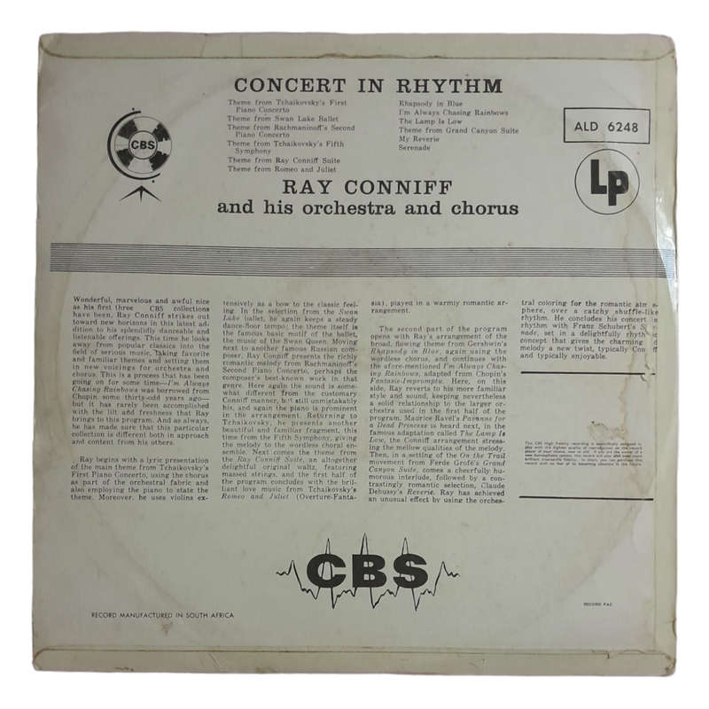1958 Ray Conniff And His Orchestra And Chorus - Concert In Rhythm - Vinyl, 7`, 33 RPM - Jazz - Very