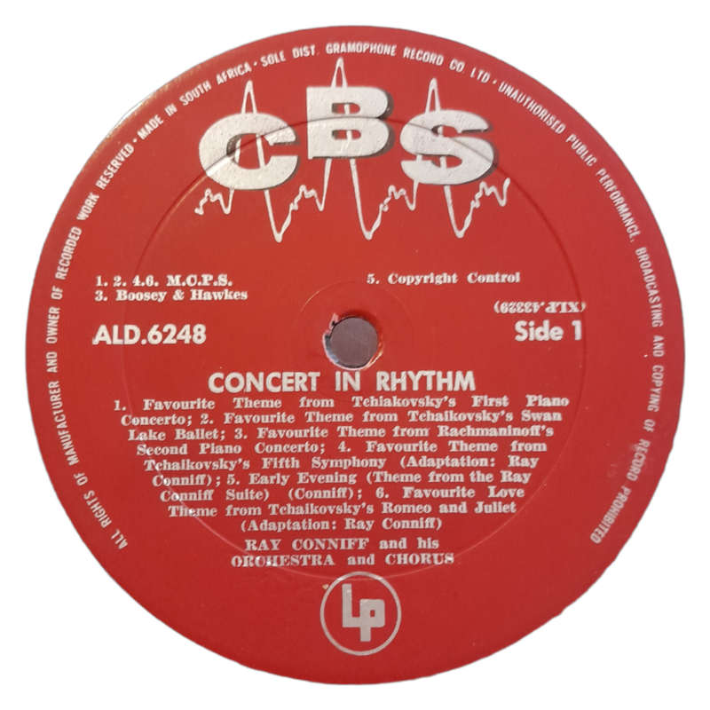 1958 Ray Conniff And His Orchestra And Chorus - Concert In Rhythm - Vinyl, 7`, 33 RPM - Jazz - Good