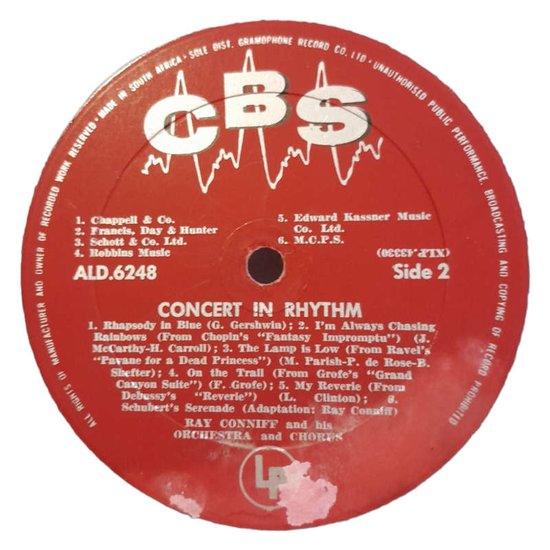 1958 Ray Conniff And His Orchestra And Chorus - Concert In Rhythm - Vinyl, 7`, 33 RPM - Jazz - Good