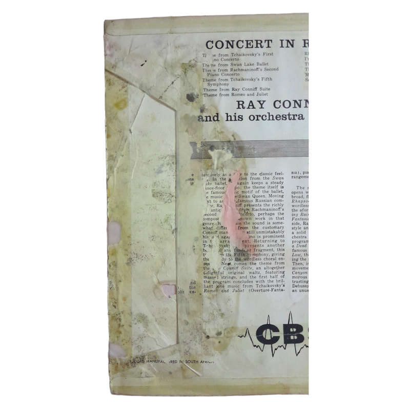 1958 Ray Conniff And His Orchestra And Chorus - Concert In Rhythm - Vinyl, 7`, 33 RPM - Jazz - Good