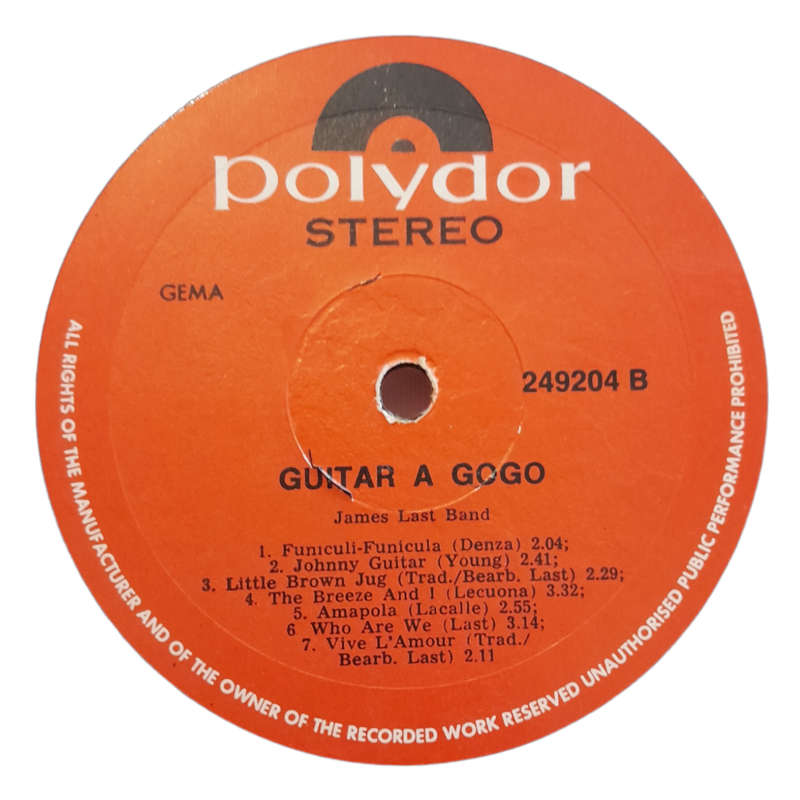 1968 James Last - Guitar À Gogo - Vinyl, 7`, 33 RPM - Jazz, Pop - Very Good Plus - With Cover