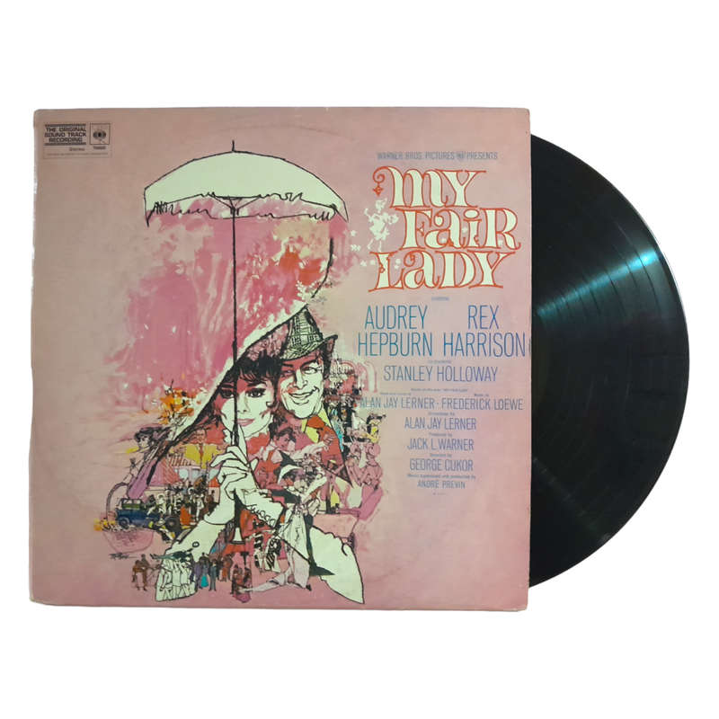1964 Audrey Hepburn, Rex Harrison - My Fair Lady Soundtrack - Vinyl, 7`, 33 RPM - Stage & Screen - V
