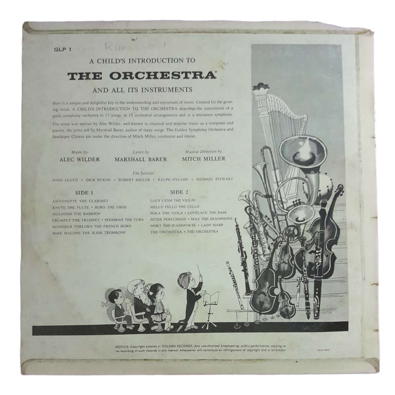 1957 Various - A Child`s Introduction To The Orchestra And All Its Instruments - Vinyl, 7`, 33 RPM -