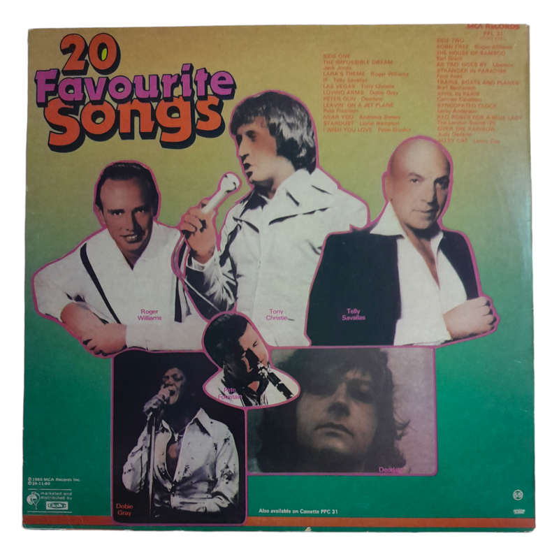 1980 Various - 20 Favourite Songs - Vinyl, 7`, 33 RPM - Pop, Folk, World & Country - Very Good Plus