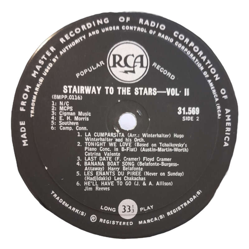 Various - Stairway To The Stars-Vol. 2 - Vinyl, 7`, 33 RPM - Pop - Very Good - With Cover