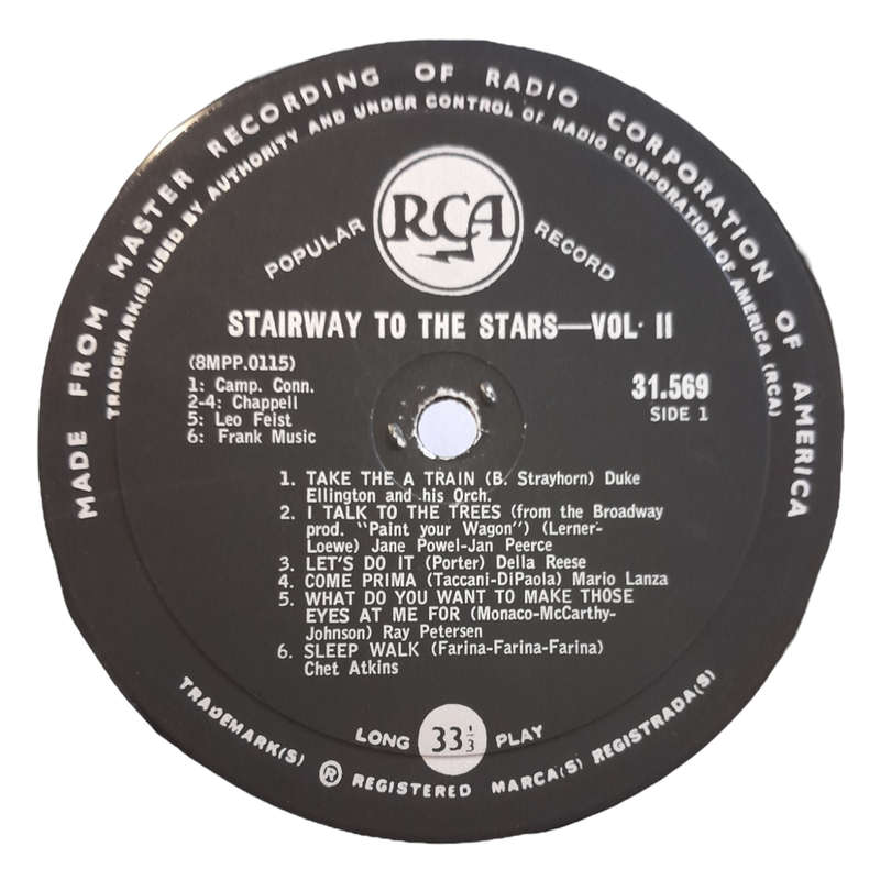 Various - Stairway To The Stars-Vol. 2 - Vinyl, 7`, 33 RPM - Pop - Very Good - With Cover