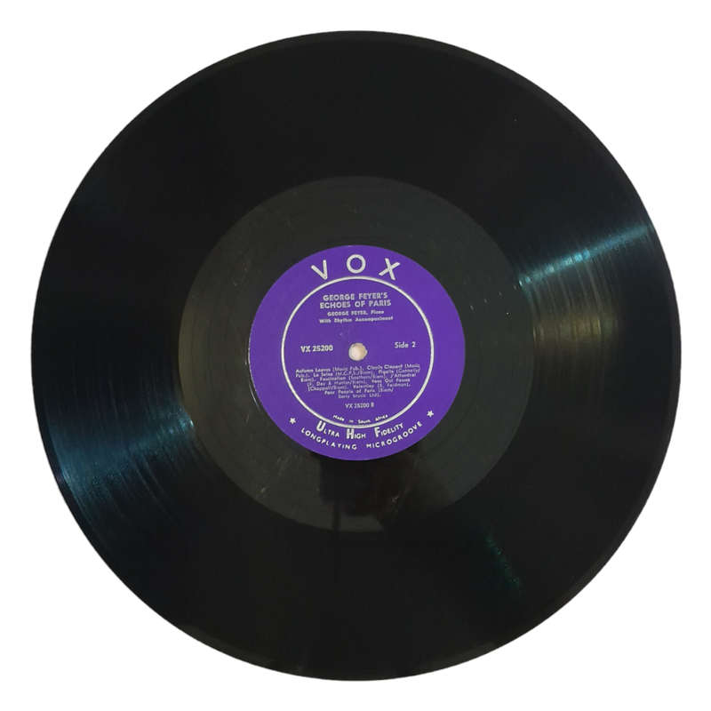 1953 George Feyer`s - Echoes Of Paris - Vinyl, 7`, 33 RPM - Jazz & Blues - Very Good - With Cover