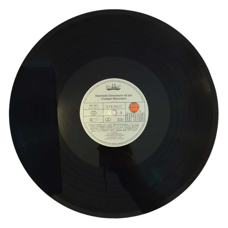 1985 3 Lustigen Moosachern - Bayerische Schmankerln Mit Ben 3 Lustigen Moosachern - Vinyl, 7`, 33 RP