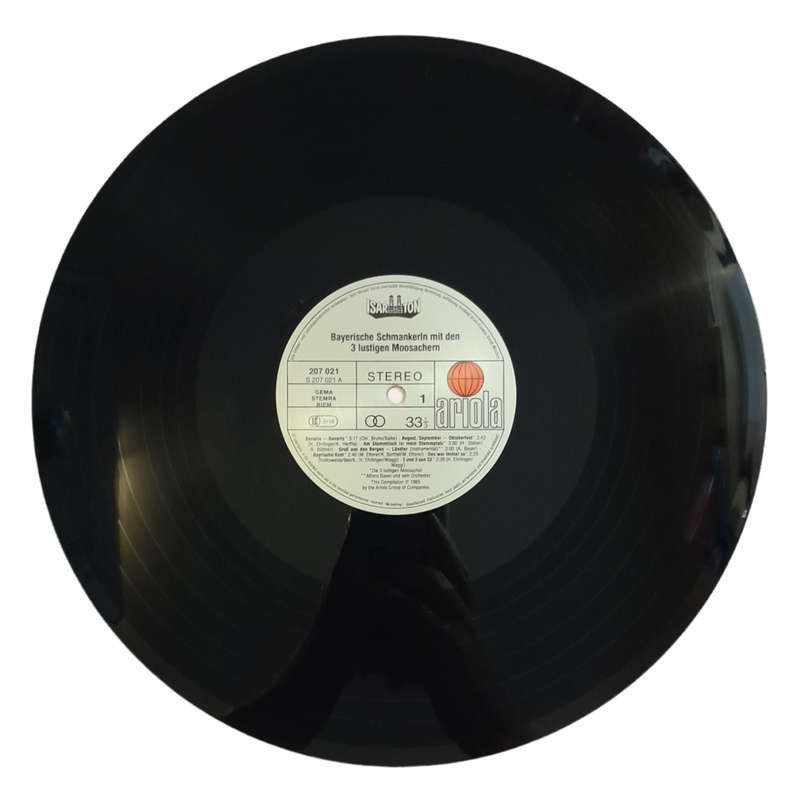 1985 3 Lustigen Moosachern - Bayerische Schmankerln Mit Ben 3 Lustigen Moosachern - Vinyl, 7`, 33 RP