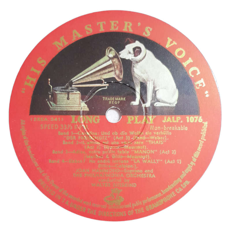 1953 Joan Hammond - Operatic And Song Recital - Vinyl, 7`, 33 RPM - Classical - Very Good - With Cov