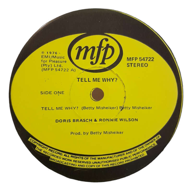 1976 Betty Misheiker - Tell Me Why? - Vinyl, 7`, 33 RPM - Children`s - Very Good Plus - With Cover
