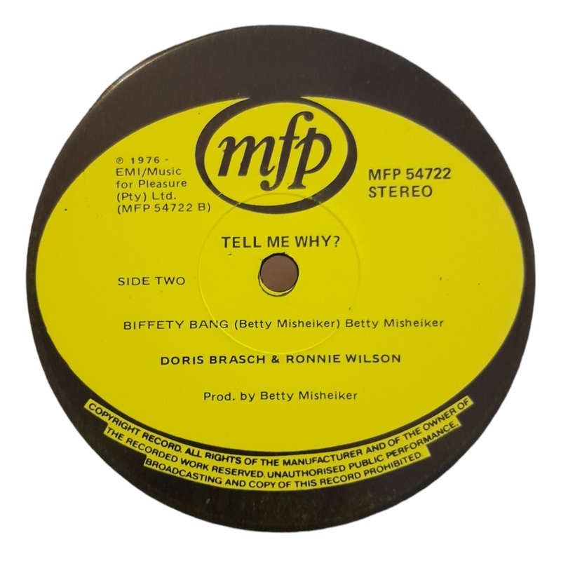 1976 Betty Misheiker - Tell Me Why? - Vinyl, 7`, 33 RPM - Children`s - Very Good Plus - With Cover