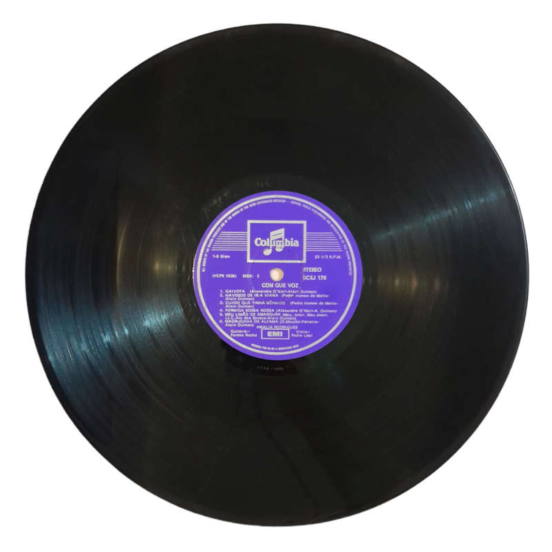 1970 Amalia - Com Que Voz - Vinyl, 7`, 33 RPM - Folk, World & Country - Good - With Cover