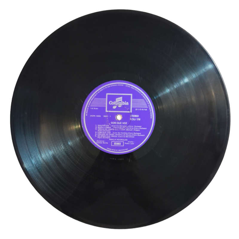 1970 Amalia - Com Que Voz - Vinyl, 7`, 33 RPM - Folk, World & Country - Good - With Cover