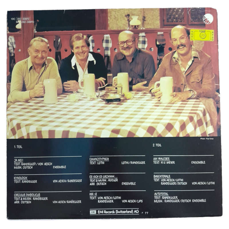 1977 Cabaret Rotstift  Jä Nei! - Vinyl, 7`, 33 RPM - Non-Music - Excellent - With Cover