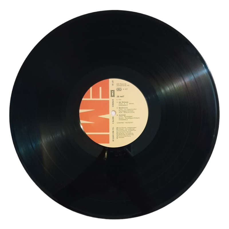 1977 Cabaret Rotstift  Jä Nei! - Vinyl, 7`, 33 RPM - Non-Music - Excellent - With Cover