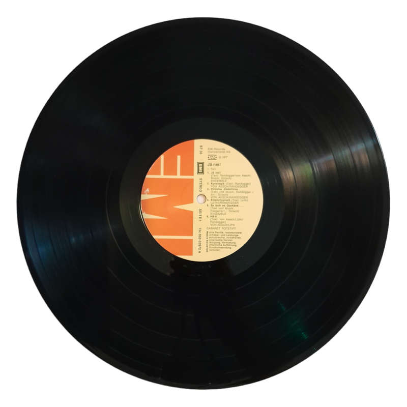 1977 Cabaret Rotstift  Jä Nei! - Vinyl, 7`, 33 RPM - Non-Music - Excellent - With Cover