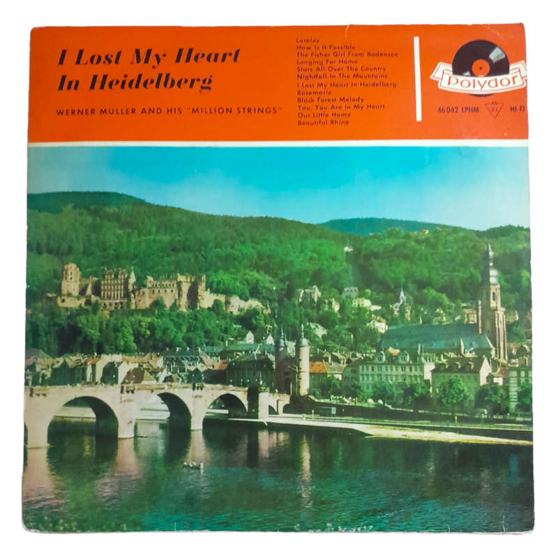 1958 Werner Müller And His `Million Strings`   I Lost My Heart In Heidelberg - Vinyl, 7`, 33 RPM -