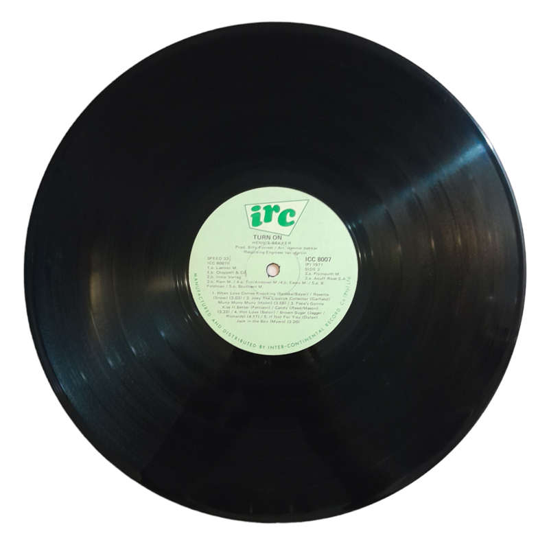 1971 Hennie Bekker - Turn On - Vinyl, 7`, 33 RPM - Jazz, Rock, Funk / Soul, Pop - Very Good - With C