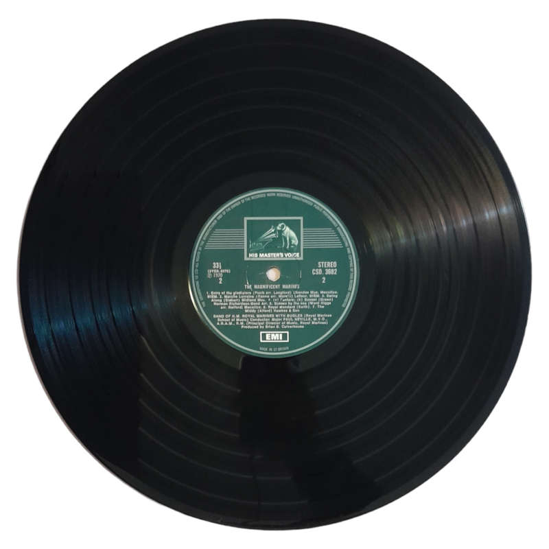1970 Band Of H.M. Royal Marines - The Magnificent Marines - Vinyl, 7`, 33 RPM - Brass & Military - V