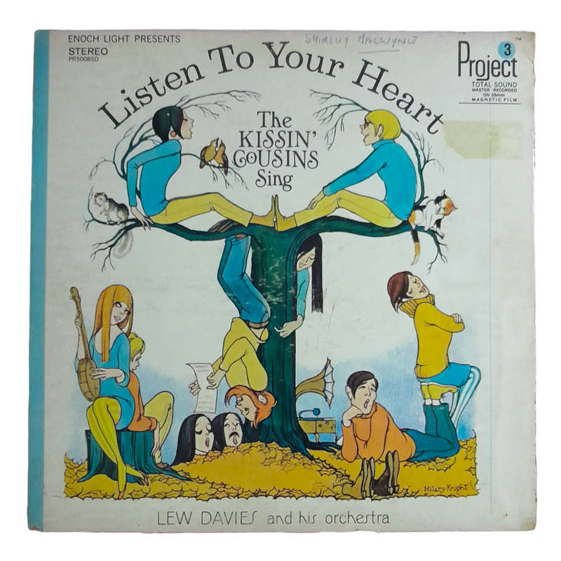 1967 Lew Davies And His Orchestra - The Kissin` Cousins Sing Listen To Your Heart - Vinyl, 7`, 33 RP