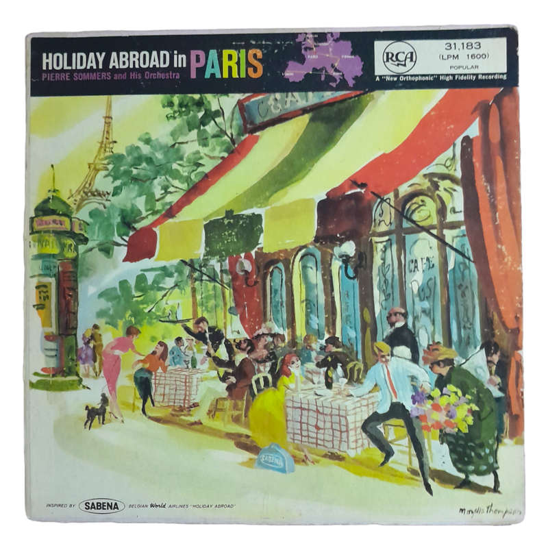 1958 Pierre Sommers And His Orchestra - Holdiay Abroad In Paris - Vinyl, 7`, 33 RPM - Pop - Good - W
