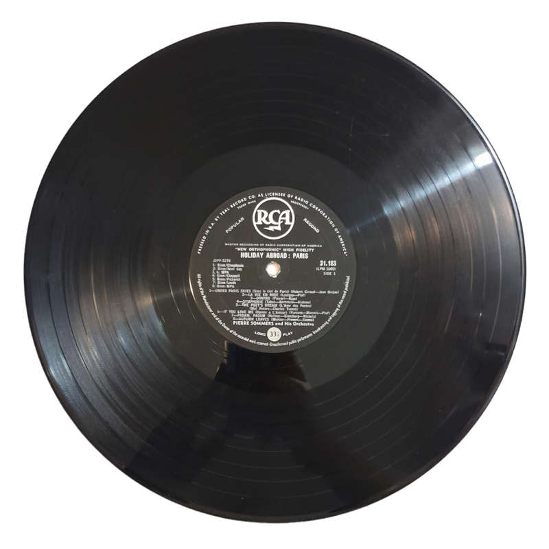 1958 Pierre Sommers And His Orchestra - Holdiay Abroad In Paris - Vinyl, 7`, 33 RPM - Pop - Good - W