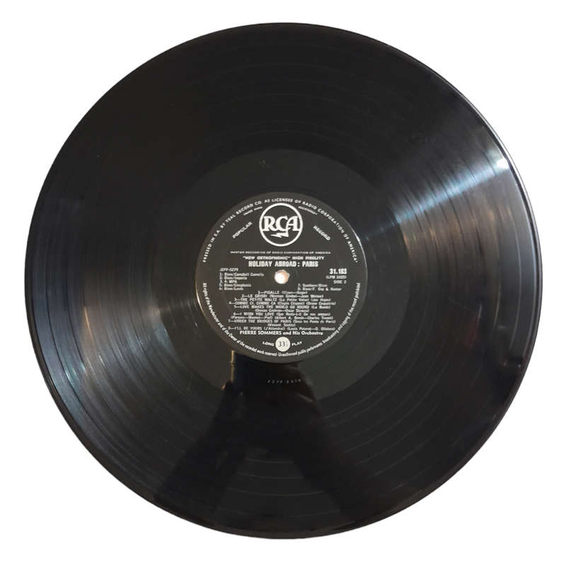 1958 Pierre Sommers And His Orchestra - Holdiay Abroad In Paris - Vinyl, 7`, 33 RPM - Pop - Good - W