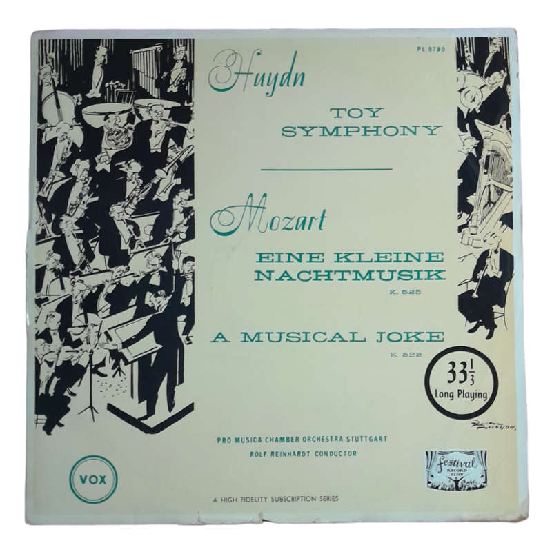1956 Haydn / Mozart / Pro Musica Chamber Orchestra Stuttgart, Rolf Reinhardt / Toy Symphony - Eine K
