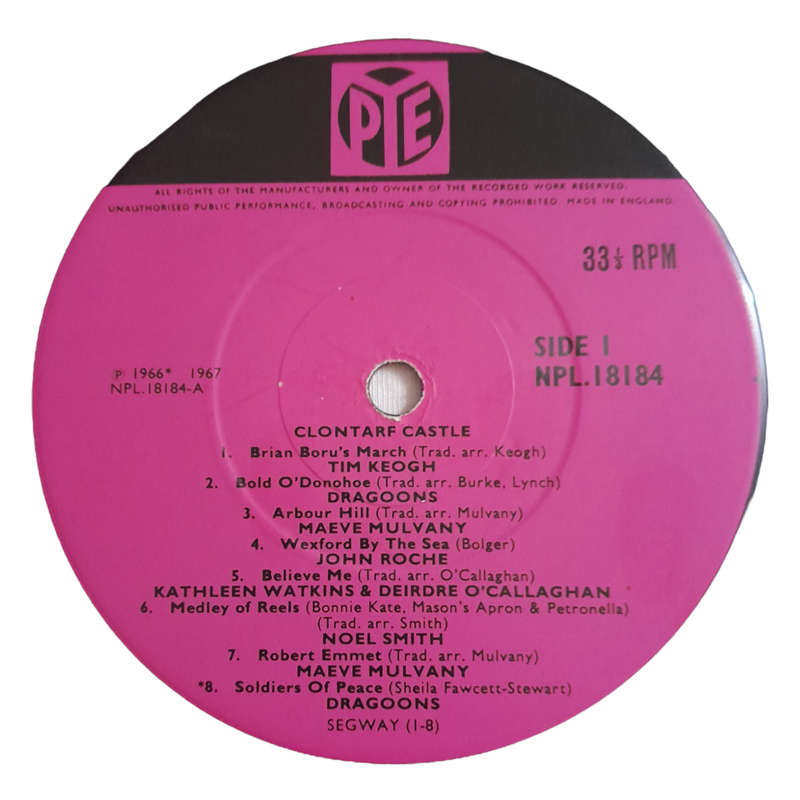 1967 Various - An Evening Of Ballads And Blarney At Clontarf Castle - Vinyl, 7`, 33 RPM - Folk, Worl