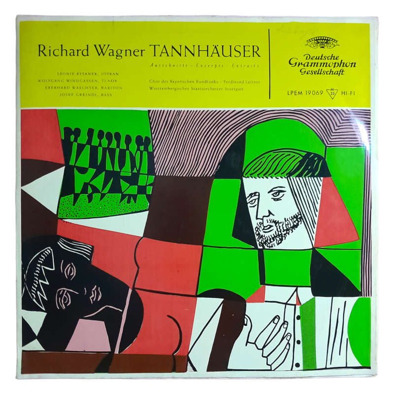 1956 Richard Wagner - Tannhäuser - Vinyl, 7`, 33 RPM - Classical - Very Good - With Cover