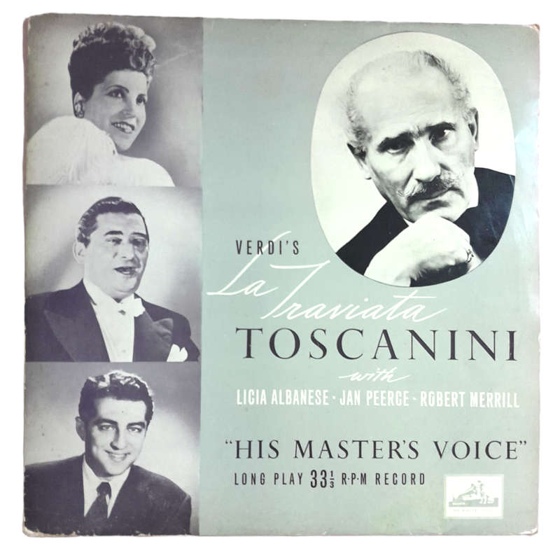 1954 Verdi, Toscanini, Licia Albanese, Jan Peerce, Robert Merrill - La Traviata - Vinyl, 7`, 33 RPM