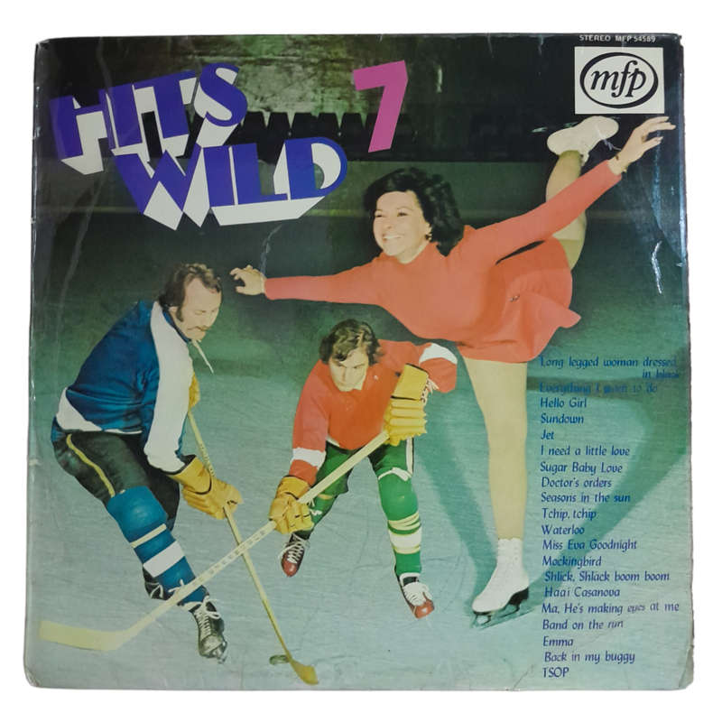 1974 Various - Hits Wild 7 - Vinyl, 7`, 33 RPM - Electronic Pop - Very Good - With Cover