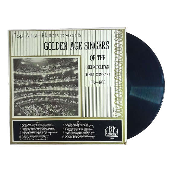 1903 Golden Age Singers - Golden Age Singers Of The Metropolitan Opera Company - Vinyl, 7`, 33 RPM -