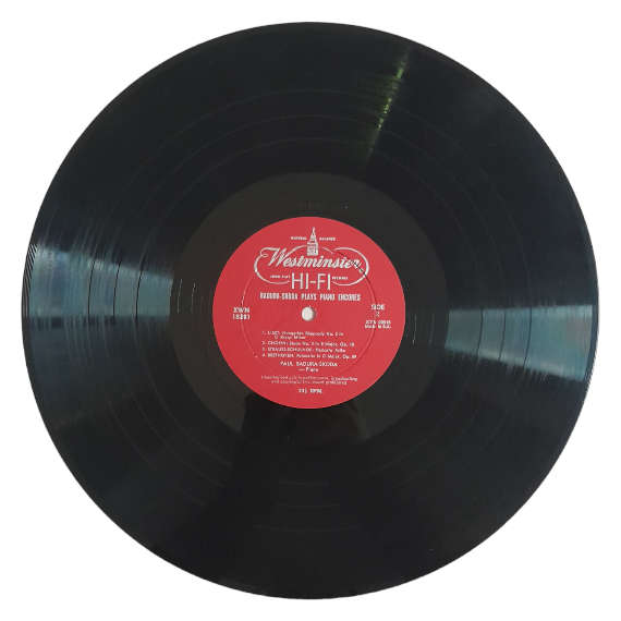 1956 Badura Skoda - Badura Skoda Plays Piano Encores - Vinyl, 7`, 33 RPM - Classical - Very Good - W