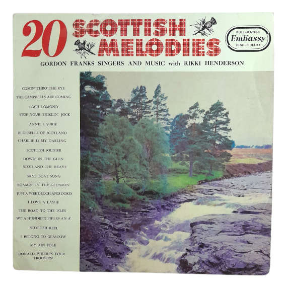 1961 Gordon Franks Singers And Players With Rikki Henderson - 20 Scottish Melodies - Vinyl, 7`, 33 R