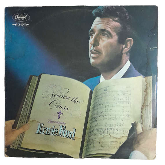 1959 Tennessee Ernie Ford - Nearer The Cross - Vinyl, 7`, 33 RPM - Gospel - Very Good - With Cover