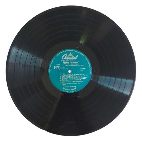 1959 Tennessee Ernie Ford - Nearer The Cross - Vinyl, 7`, 33 RPM - Gospel - Very Good - With Cover