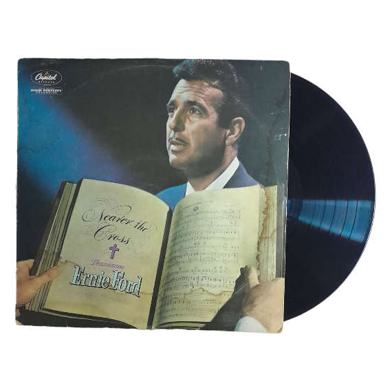 1959 Tennessee Ernie Ford - Nearer The Cross - Vinyl, 7`, 33 RPM - Gospel - Very Good - With Cover