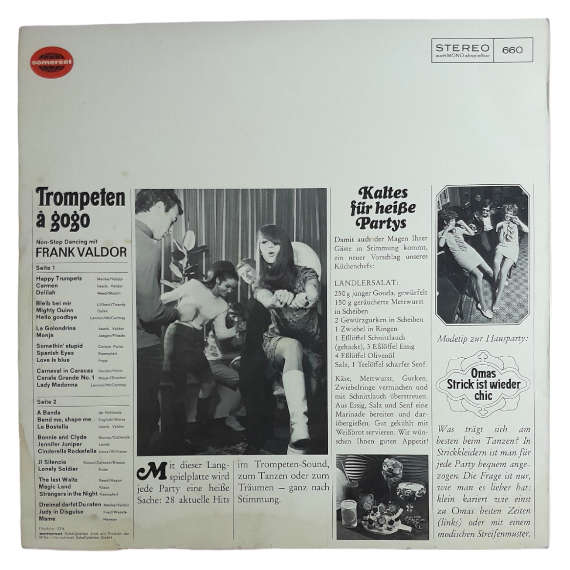 1968 Frank Valdor Band - Trumpeten A Gogo - Vinyl, 7`, 33 RPM - Jazz, Latin, Pop - Very Good - With