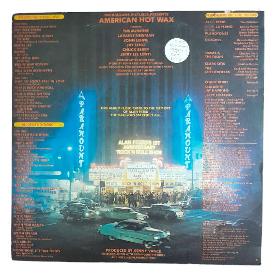 1978 Various - The Original Soundtrack Album From The Paramount Motion Picture `American Hot Wax` -