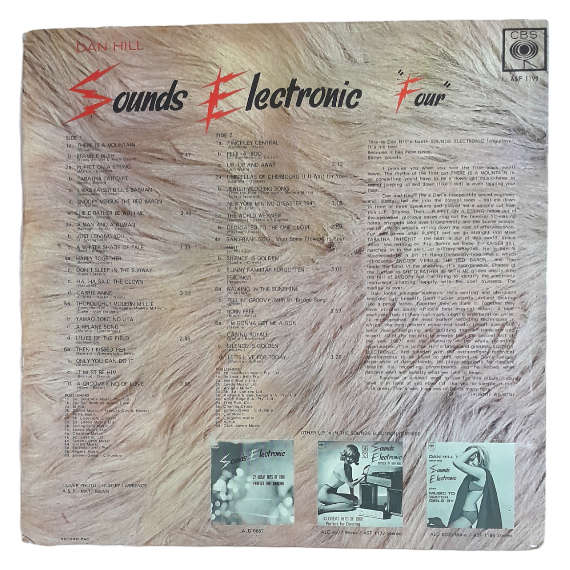 1967 Dan Hill - Sounds Electronic `Four` - Vinyl, 7`, 33 RPM - Easy Listening - Very Good Plus - Wit
