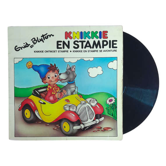 1981 Enid Blyton - Knikkie En Stampie - Vinyl, 7`, 33 RPM - Other - Very Good - With Damaged Cover