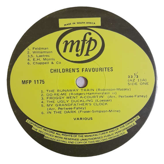 1966 Various - Children`s Favourites - Vinyl, 7`, 33 RPM - Other - Very Good - With Cover
