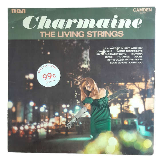 1969 The Living Strings - Charmaine - Vinyl, 7`, 33 RPM - Classical - Very Good Plus - With Cover
