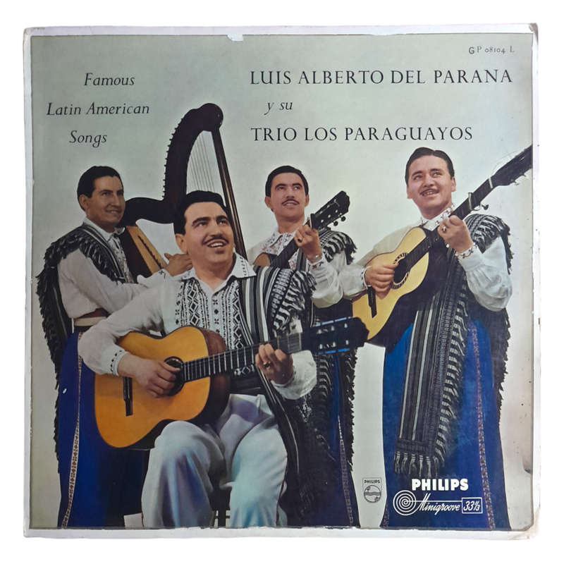1957 Luis Alberto Del Parana And His Trio Los Paraguayos - Famous Latin-American Songs - Vinyl, 77`,