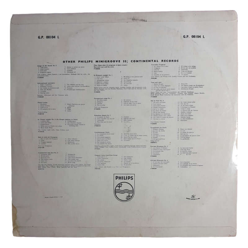 1957 Luis Alberto Del Parana And His Trio Los Paraguayos - Famous Latin-American Songs - Vinyl, 77`,