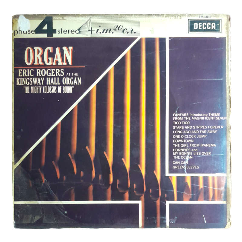 1965 Eric Rogers - At The Kingsway Hall Organ `The Mighty Colossus Of Sound` - Vinyl, 7`, 33 RPM - E