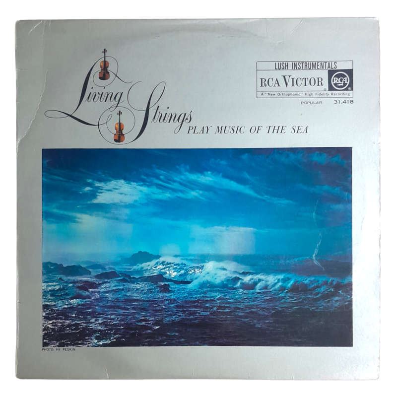 1960 Living Strings - Living Strings Play Music Of The Sea - Vinyl, 7`, 33 RPM - Folk - Very Good -